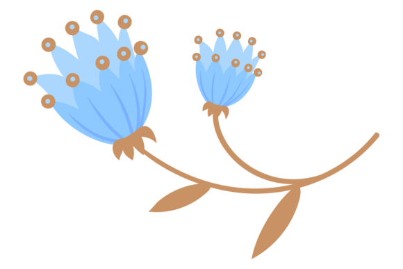 Blue Flower Motif: The Decorative Trendy Pattern for Modern Design