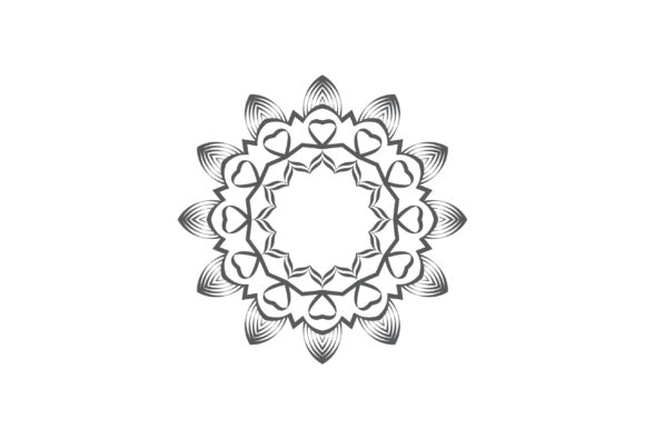Cute Mandala Flower Decorative Ornament: A Creative Toolkit