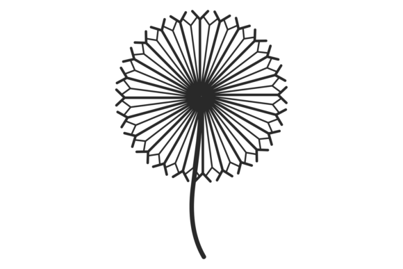 Dandelion Decorative Element: The Organic Appeal of the Blowball Icon