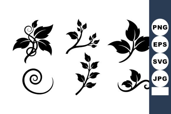 Decorative Black Floral Vine Leaves Vect: A Guide for Creatives
