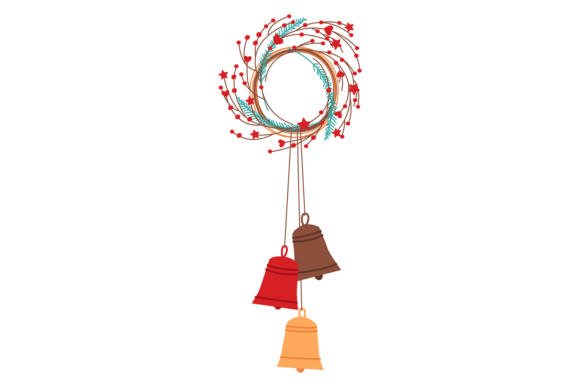 Decorative Winter Wreath with Holiday Bells: Festive Design Guide