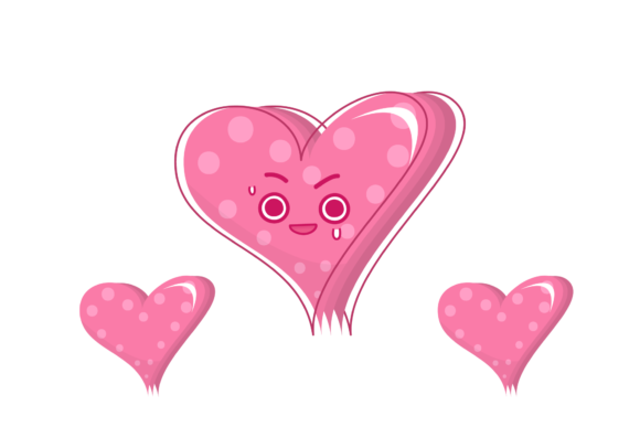 Kawaii Heart Decorative Graphic: A Designer's Deep Dive